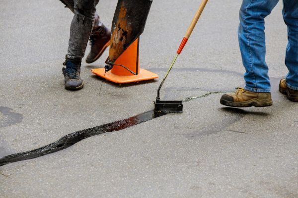 Parking Lot Crack Sealing in Fayetteville